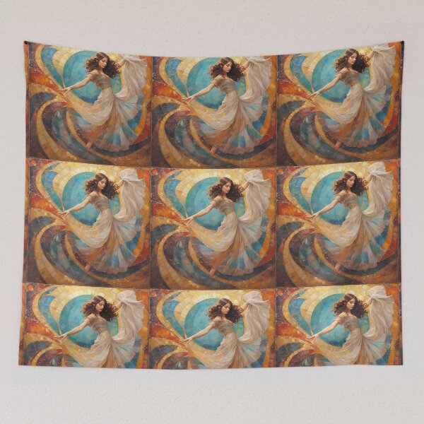 Item preview, A girl dancing in the rain. designed and sold by Natalia-Vlad.