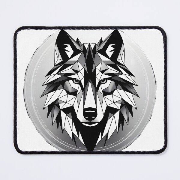 Item preview, Geometric Wolf Head designed and sold by JokesterTV777.