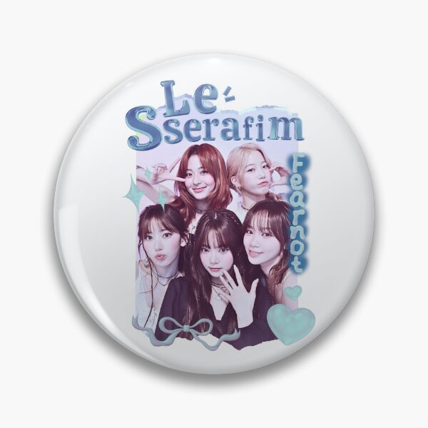 Item preview, Le Sseraf1m FEARNOT (피어나) Kpop Girl Group Fearless Blue Classic Design Collage  designed and sold by HELL0WBELLO.
