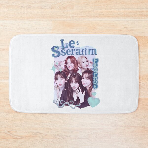 Item preview, Le Sseraf1m FEARNOT (피어나) Kpop Girl Group Fearless Blue Classic Design Collage  designed and sold by HELL0WBELLO.