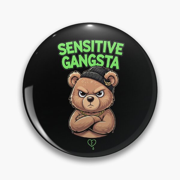 Item preview, "Sensitive Gangsta" - Teddy Bear Edition designed and sold by DMNindustries.