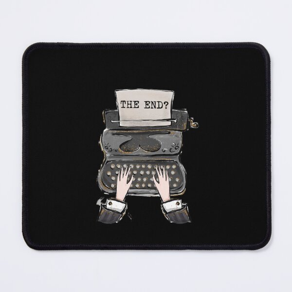Item preview, The End? Vintage Typewriter Art designed and sold by lojadpop.