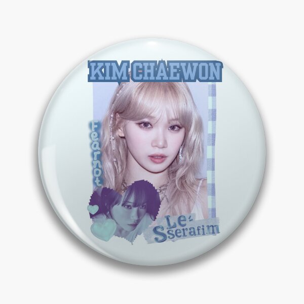 Item preview, Le Sseraf1m Kim Chaewon FEARNOT (피어나) Kpop Girl Group Fearless Blue Classic Design Collage  designed and sold by HELL0WBELLO.