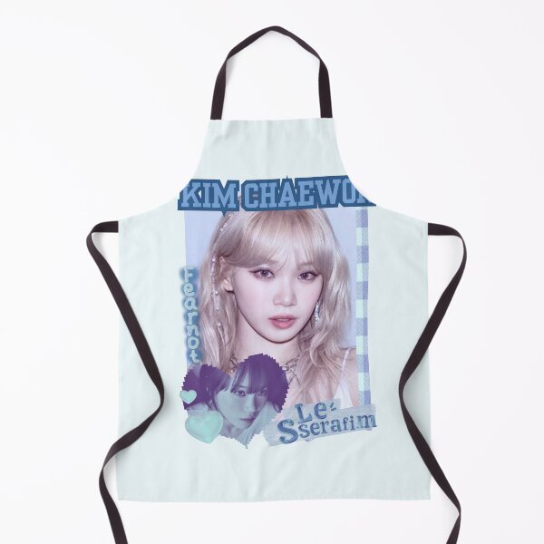 Item preview, Le Sseraf1m Kim Chaewon FEARNOT (피어나) Kpop Girl Group Fearless Blue Classic Design Collage  designed and sold by HELL0WBELLO.