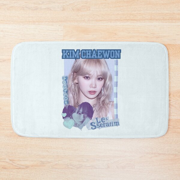 Item preview, Le Sseraf1m Kim Chaewon FEARNOT (피어나) Kpop Girl Group Fearless Blue Classic Design Collage  designed and sold by HELL0WBELLO.