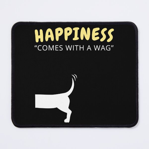 Item preview, Funny Dog Lover - Happiness Comes With A Wag designed and sold by WGBTee.