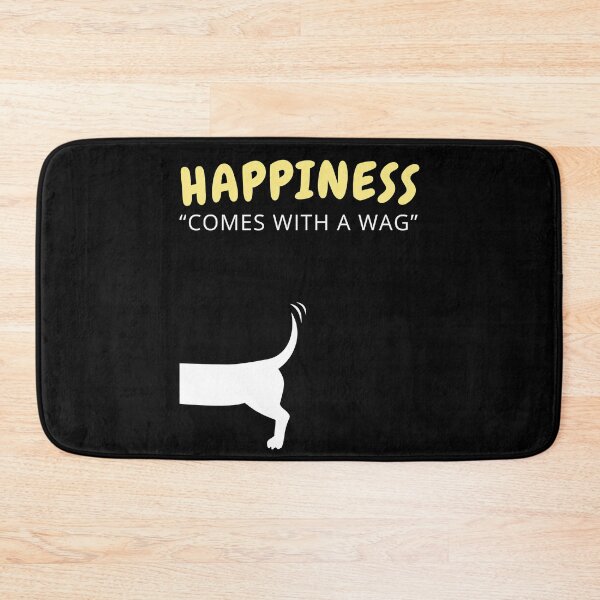 Item preview, Funny Dog Lover - Happiness Comes With A Wag designed and sold by WGBTee.