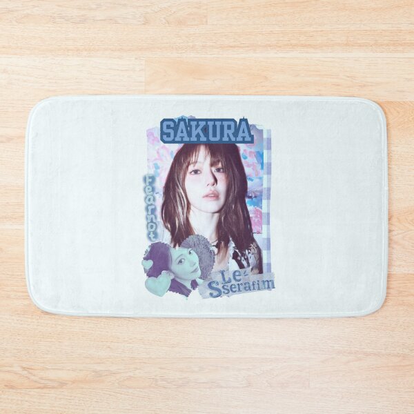 Item preview, Le Sseraf1m Sakura FEARNOT (피어나) Kpop Girl Group Fearless Blue Classic Design Collage  designed and sold by HELL0WBELLO.