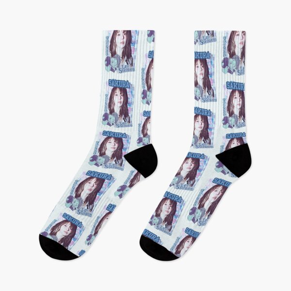 Item preview, Le Sseraf1m Sakura FEARNOT (피어나) Kpop Girl Group Fearless Blue Classic Design Collage  designed and sold by HELL0WBELLO.