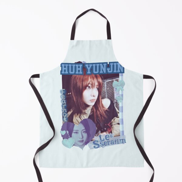 Item preview, Le Sseraf1m Huh Yunjin FEARNOT (피어나) Kpop Girl Group Fearless Blue Classic Design Collage  designed and sold by HELL0WBELLO.