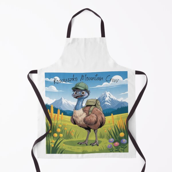 Item preview, Emu Hiking Kosciuszko Mountain Crew Australia Wildlife Carton designed and sold by DesignLab13.
