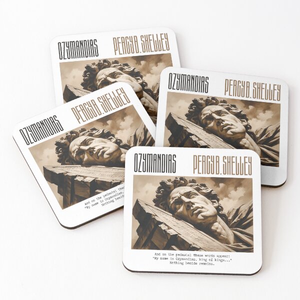Item preview, Quote from 'Ozymandias' by Percy B. Shelley designed and sold by Filologica.