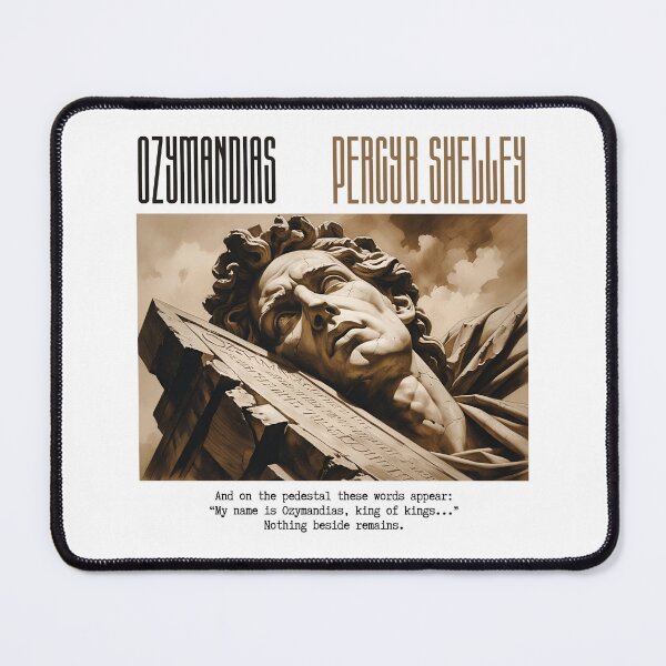 Item preview, Quote from 'Ozymandias' by Percy B. Shelley designed and sold by Filologica.