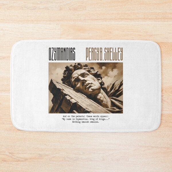 Item preview, Quote from 'Ozymandias' by Percy B. Shelley designed and sold by Filologica.