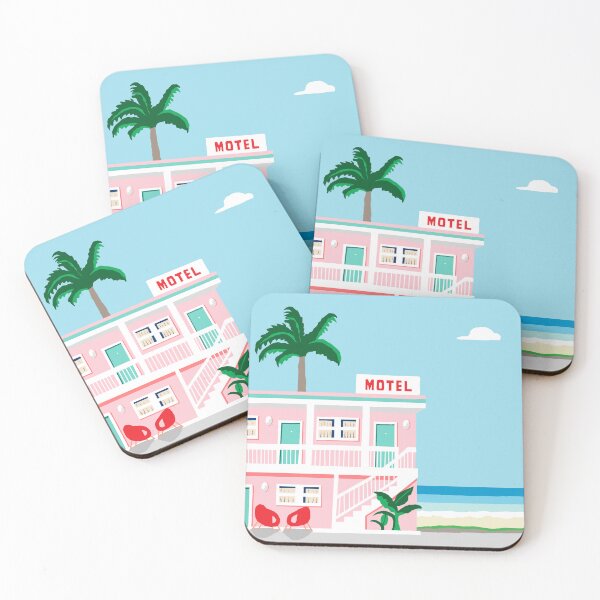 Item preview, Beach Motel 1977 designed and sold by Scotts Bad Art for Bad People.