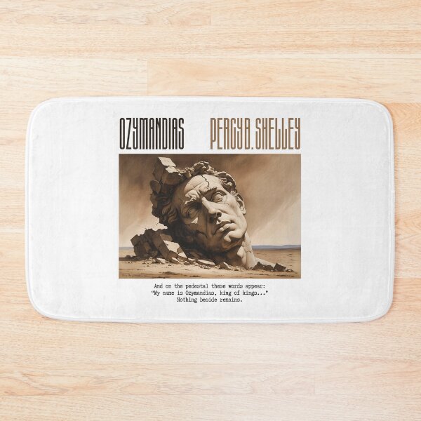 Item preview, Quote from 'Ozymandias' by Percy B. Shelley designed and sold by Filologica.