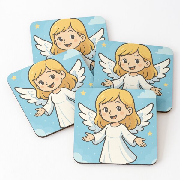 Item preview, Cartoon Angel Girl designed and sold by RedHeavenStudio.