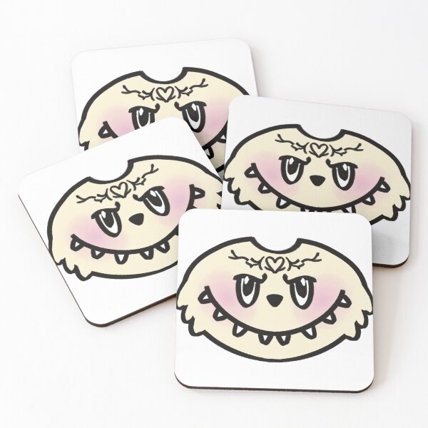 Item preview, Little Monster Heart Face Tattoo designed and sold by sleepyheadedbb.