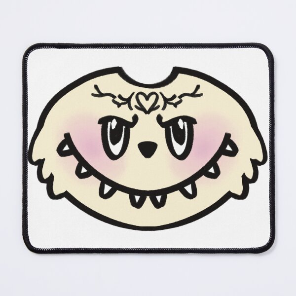 Item preview, Little Monster Heart Face Tattoo designed and sold by sleepyheadedbb.