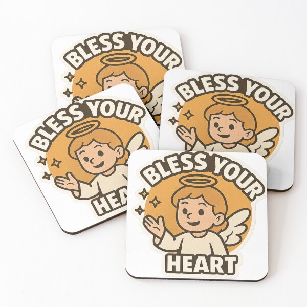 Item preview, Bless Your Heart Angel designed and sold by RedHeavenStudio.