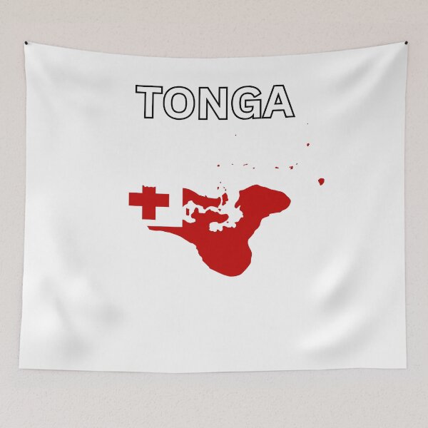 Item preview, Tonga Flag Map designed and sold by atomstartup.