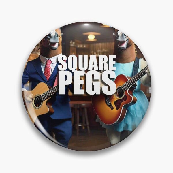 Item preview, Square Pegs Band Merchandise Horses with guitars designed and sold by squarepegsmusic.