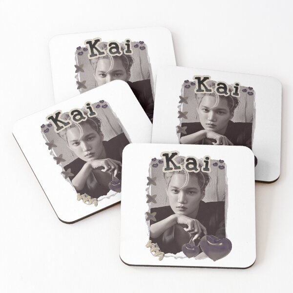 Item preview, Kai Kpop Soloist from Exo Scrapbook Collage Cozy Y2K Vintage Design designed and sold by HELL0WBELLO.