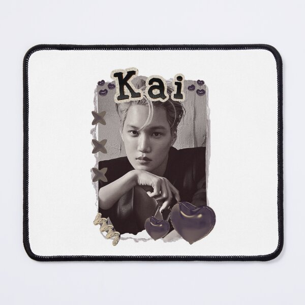 Item preview, Kai Kpop Soloist from Exo Scrapbook Collage Cozy Y2K Vintage Design designed and sold by HELL0WBELLO.
