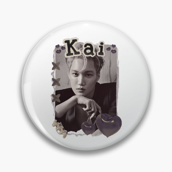 Item preview, Kai Kpop Soloist from Exo Scrapbook Collage Cozy Y2K Vintage Design designed and sold by HELL0WBELLO.