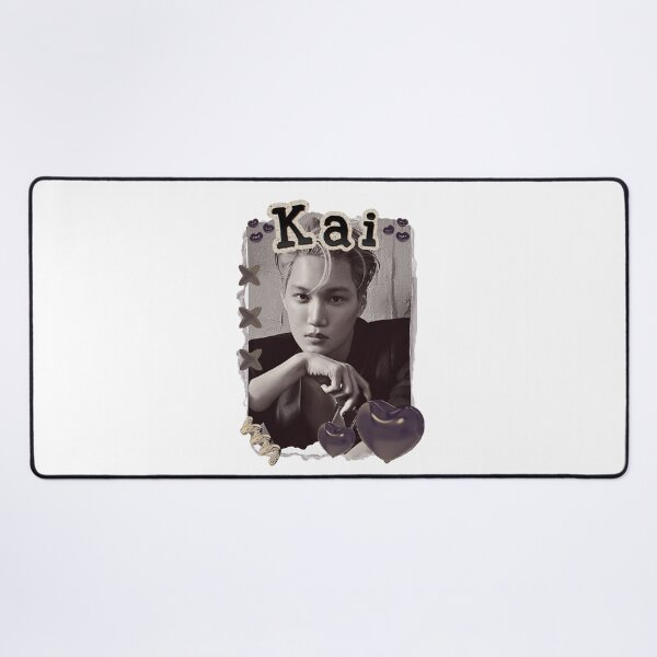 Item preview, Kai Kpop Soloist from Exo Scrapbook Collage Cozy Y2K Vintage Design designed and sold by HELL0WBELLO.
