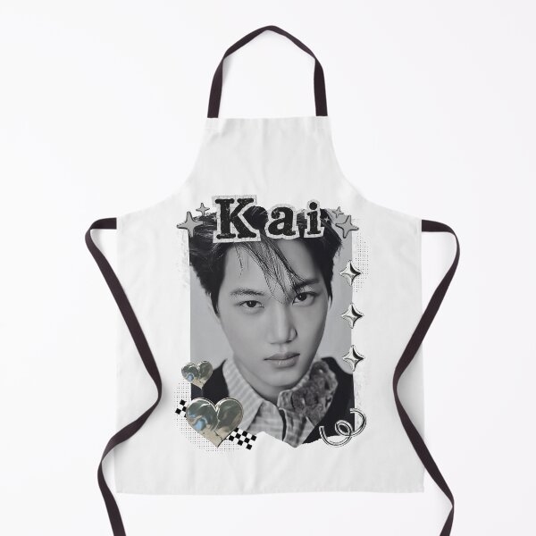 Item preview, Kai From Exo Kpop Soloist Black and White Collage Design designed and sold by AJUNICE STUDIO.