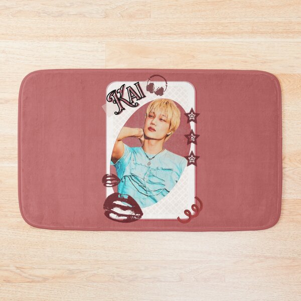 Item preview, Kai From Exo Kpop Soloist Card Red Aesthetic Collage Design designed and sold by AJUNICE STUDIO.