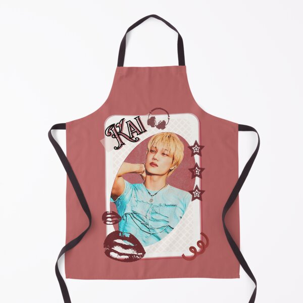 Item preview, Kai From Exo Kpop Soloist Card Red Aesthetic Collage Design designed and sold by AJUNICE STUDIO.