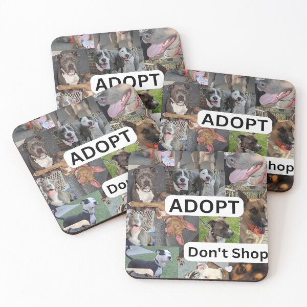 Item preview, Adopt, Don't Shop designed and sold by PawtyParty.