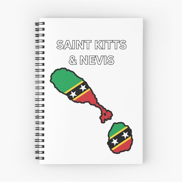 Item preview, Saint Kitts and Nevis Flag Map designed and sold by atomstartup.