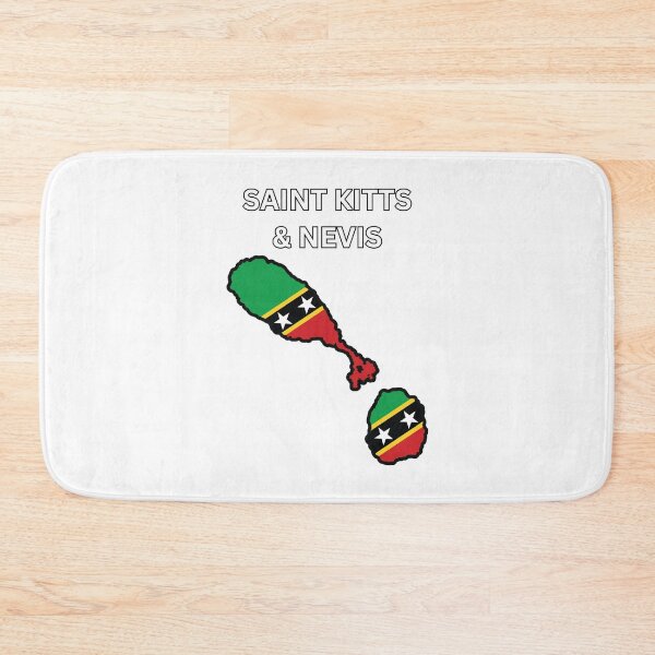 Item preview, Saint Kitts and Nevis Flag Map designed and sold by atomstartup.