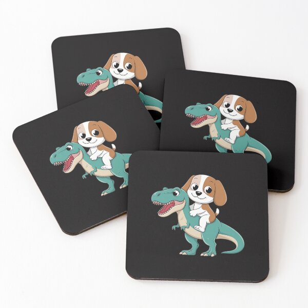 Item preview,  Beagle Dog Riding A Green T-Rex designed and sold by raemiart.