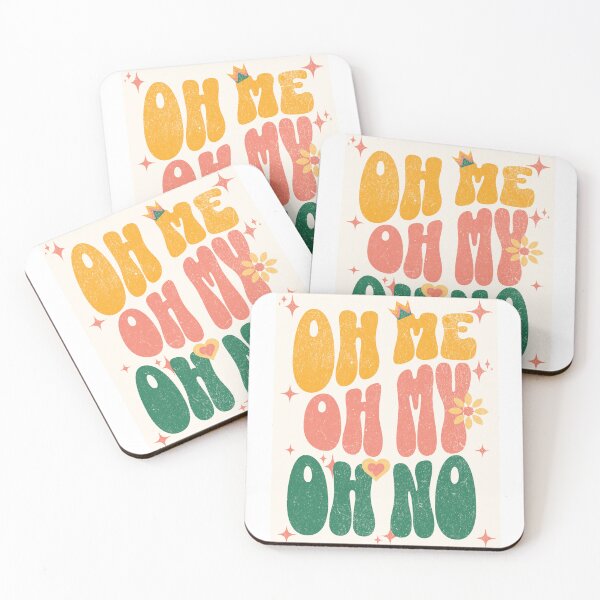 Item preview, "Oh Me Oh My Oh No – Retro Funny Preppy T-Shirt" designed and sold by 2SassyBritts.