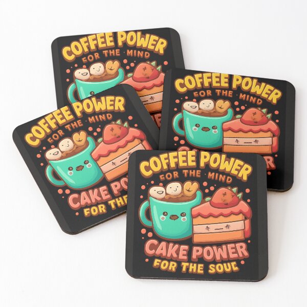 Item preview, Coffee and cake power design  designed and sold by Gazmerch.