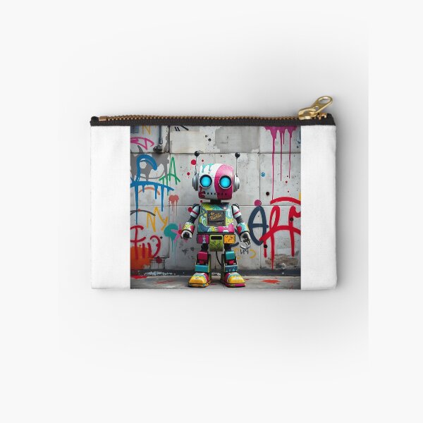 Item preview, Vibrant Graffiti Robot Art designed and sold by sharon1210.