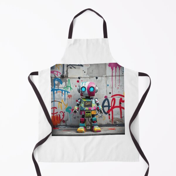 Item preview, Vibrant Graffiti Robot Art designed and sold by sharon1210.