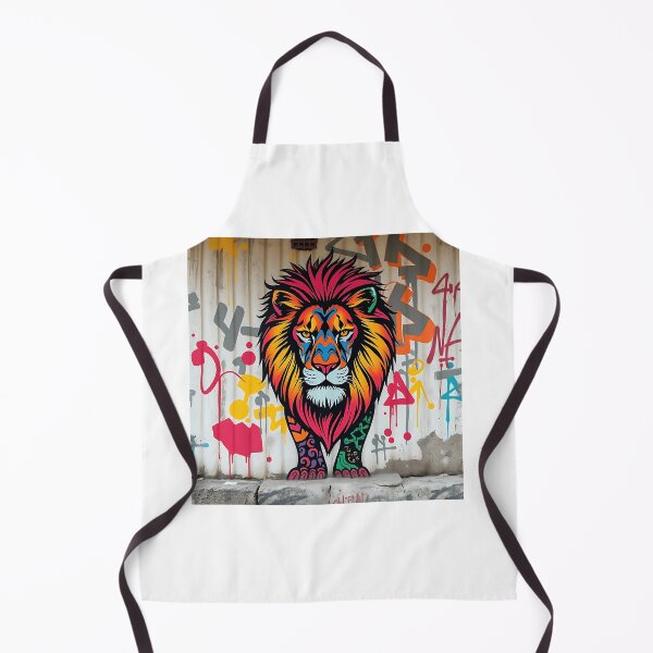 Item preview, Vibrant Graffiti Lion Art designed and sold by sharon1210.