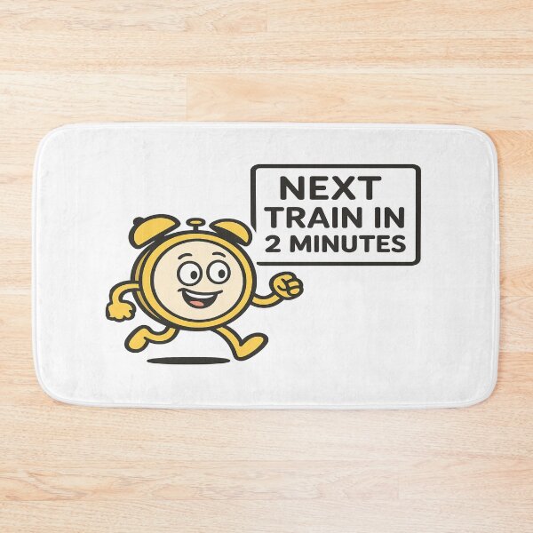 Item preview, Next Train in 2 Minutes – Singapore MRT Cityscape Fun designed and sold by Globalcitytees.