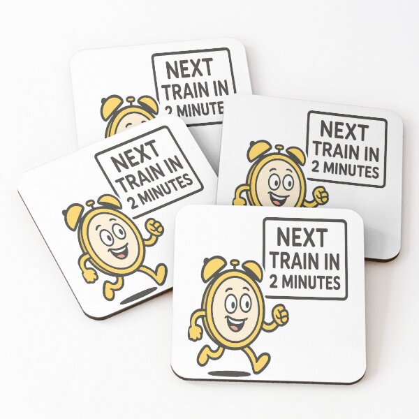 Item preview, Next Train in 2 Minutes – Singapore MRT Cityscape Fun designed and sold by Globalcitytees.