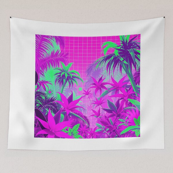 Item preview, Neon Jungle Synthwave Art designed and sold by sharon1210.