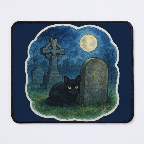Item preview, Cemetery Cat designed and sold by CAutumnTrapp.