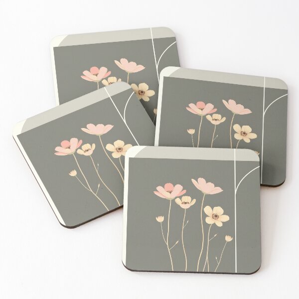 Item preview, Scandinavian Pastel Floral Art designed and sold by sharon1210.