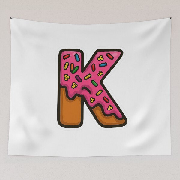 Item preview, Donut Letter K designed and sold by joshuayule.