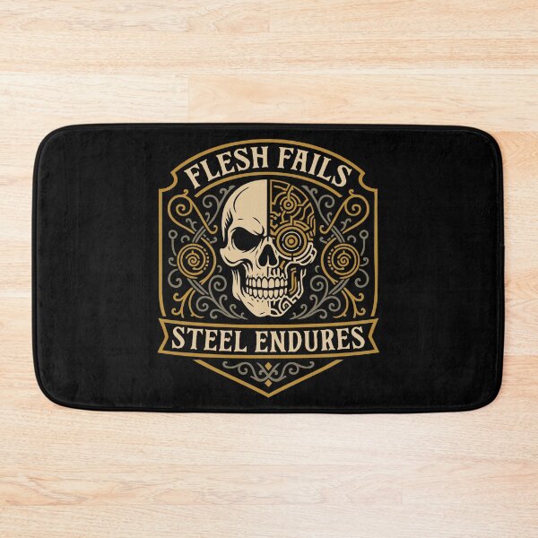 Item preview, Flesh Fail Steel Endures Wargaming designed and sold by pixeptional.