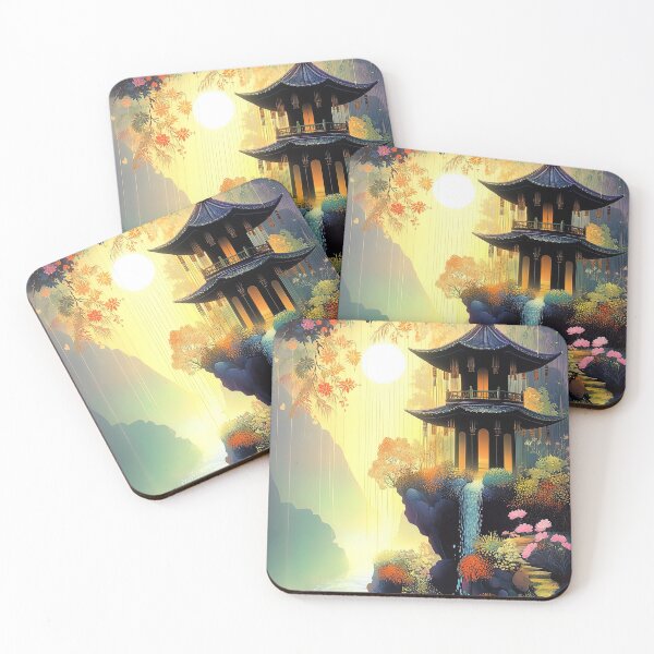Item preview, “Sunlit Sanctuary of Falling Waters” designed and sold by bloorose.